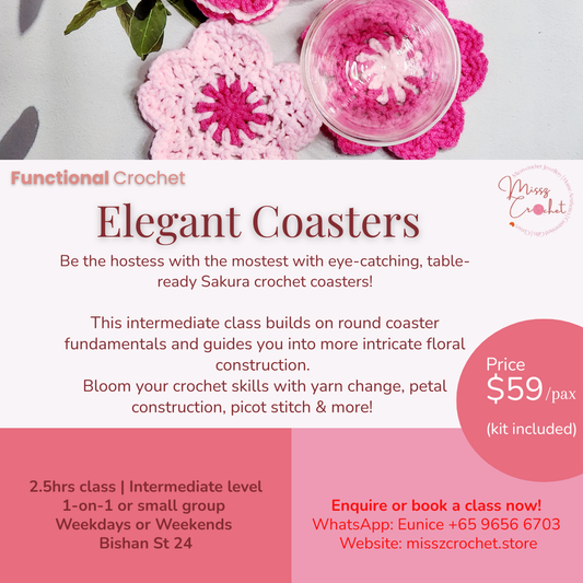 Functional Crochet: Elegant Coasters Class