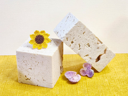 Sunflower Micro-crochet adjustable Ring